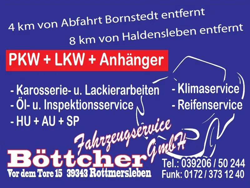 Logo von Böttcher Fahrzeugservice GmbH