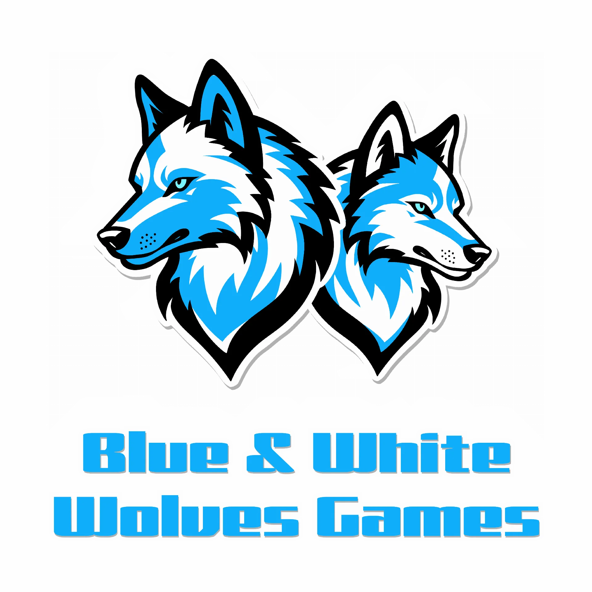 Logo von Blue und White Wolves Games